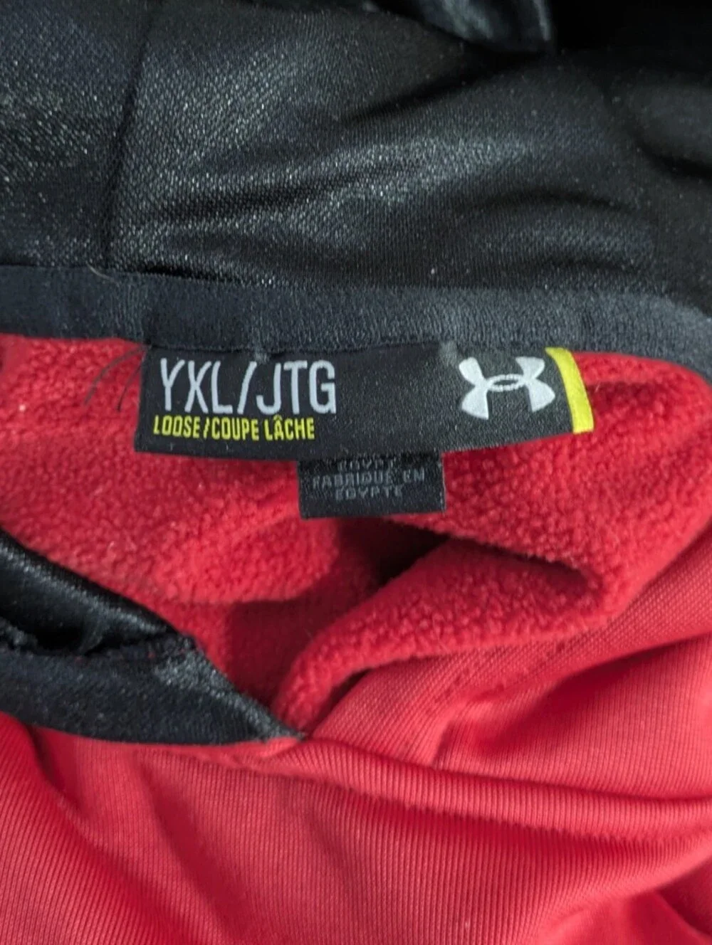 Under Armour Storm Hoodie - Red & Black - Size Youth XL Boys